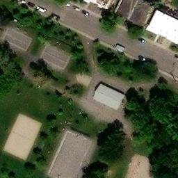 Rosemont–La Petite-Patrie Beach Volleyball Court #4 — aerial view