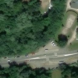 Sand Volleyball Court — aerial view