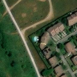 Grass Volleyball Court — aerial view