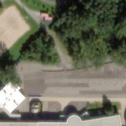 Mont-Saint-Hilaire Beach Volleyball Court — aerial view