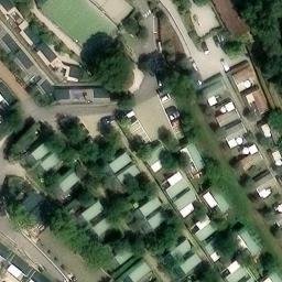 Sand Volleyball Court — aerial view