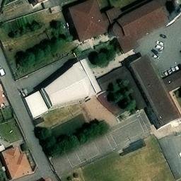 Volleyball Court — aerial view
