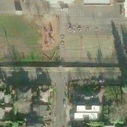 Vernon Beach Volleyball Court — aerial view