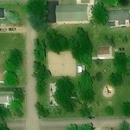 Beardsley Beach Volleyball Court — aerial view