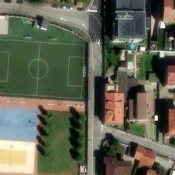 Volleyball Court — aerial view