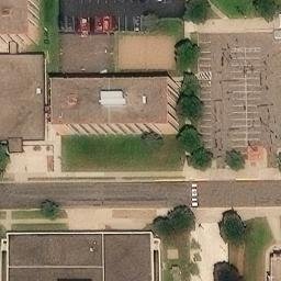 Sand Volleyball Court in Saint Cloud, MN — aerial view