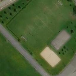 McMasterville Beach Volleyball Court — aerial view