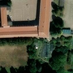 Volleyball Court near Arese — aerial view