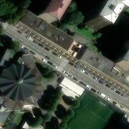 Volleyball Court — aerial view