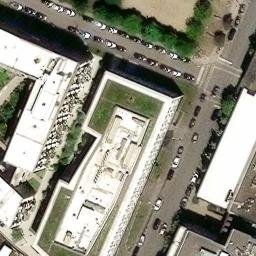 Rosemont–La Petite-Patrie Beach Volleyball Court #3 — aerial view