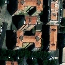 Palazzetto via Levi — aerial view