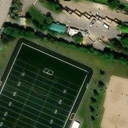 Ahuntsic-Cartierville Beach Volleyball Court #3 — aerial view