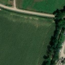 Sand Volleyball Court — aerial view