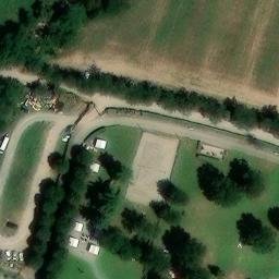 Sand Volleyball Court — aerial view