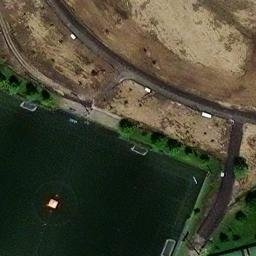 Villeray–Saint-Michel–Parc-Extension Beach Volleyball Court #1 — aerial view