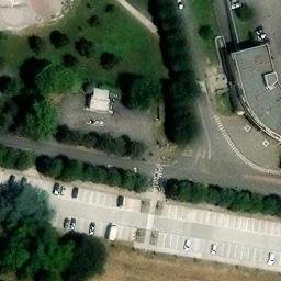 Volleyball Court near Rho — aerial view