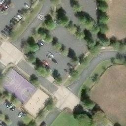 Orenco Beach Volleyball Court — aerial view