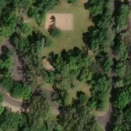 Ravinia Township Beach Volleyball Court #2 — aerial view