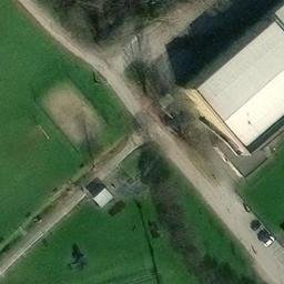 Sand Volleyball Court — aerial view