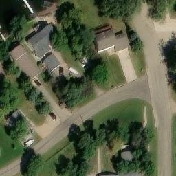 Ravinia Township Beach Volleyball Court #1 — aerial view