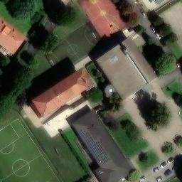 Volleyball Court — aerial view