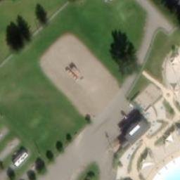 Saint-Jean-Baptiste Beach Volleyball Court #2 — aerial view
