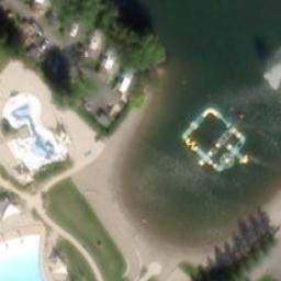 Saint-Jean-Baptiste Beach Volleyball Court #1 — aerial view