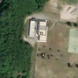 Sand Volleyball Court — aerial view