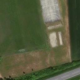 Sand Volleyball Court — aerial view