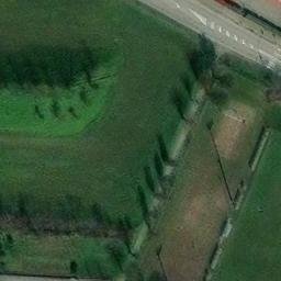 Sand Volleyball Court — aerial view