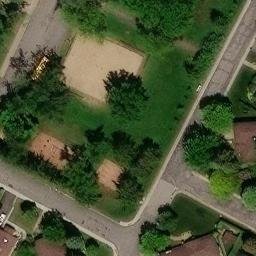 Saint-Lambert Beach Volleyball Court #2 — aerial view