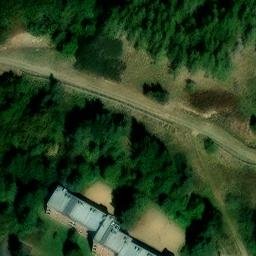Grass Volleyball Court — aerial view