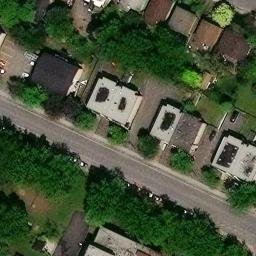 Le Vieux-Longueuil Beach Volleyball Court #1 — aerial view