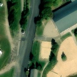 Sand Volleyball Court — aerial view
