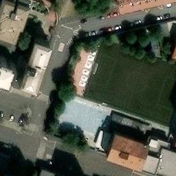Volleyball Court near Milano — aerial view