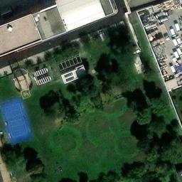 Volleyball Court — aerial view