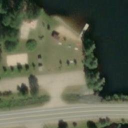 Madawaska Beach Volleyball Court — aerial view
