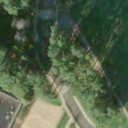 Central Beaverton Beach Volleyball Court #2 — aerial view