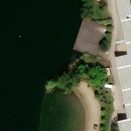 Ville-Marie Beach Volleyball Court #5 — aerial view