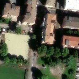 Volleyball Court — aerial view