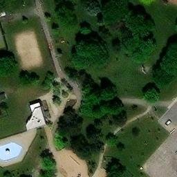 Saint-Laurent Beach Volleyball Court #2 — aerial view