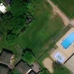 Greenfield Park Beach Volleyball Court — aerial view