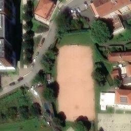 Volleyball Court — aerial view