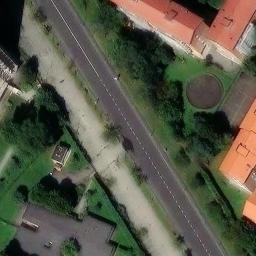 Volleyball Court near Milano — aerial view