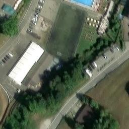 Sand Volleyball Court — aerial view