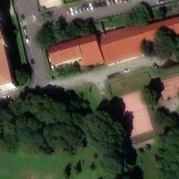 Volleyball Court near Milano — aerial view