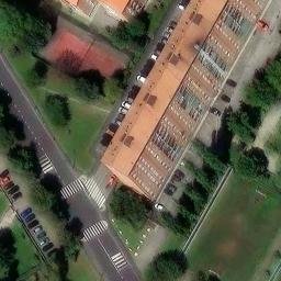 Volleyball Court near Milano — aerial view