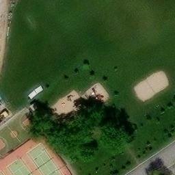 Dollard-des-Ormeaux Beach Volleyball Court #4 — aerial view