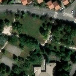 Volleyball Court near Milano — aerial view