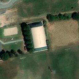 Sand Volleyball Court — aerial view